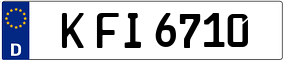 Truck License Plate